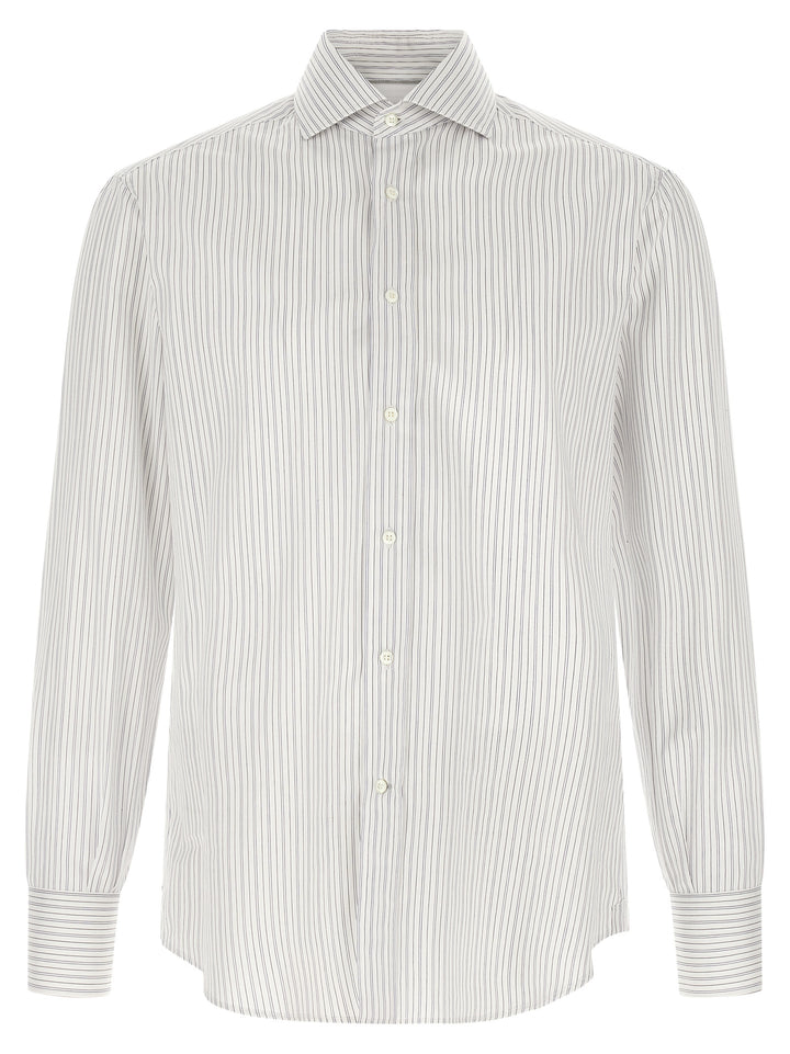 Brunello Cucinelli Blue Cotton Blouse