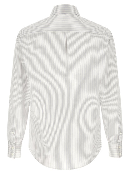 Brunello Cucinelli Blue Cotton Blouse