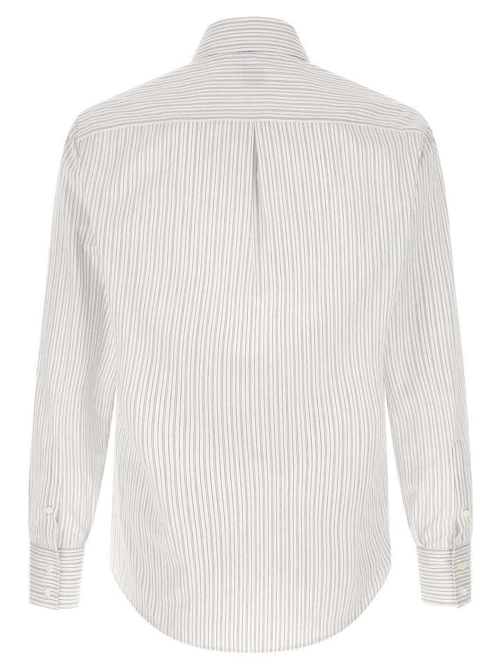 Brunello Cucinelli Blue Cotton Blouse