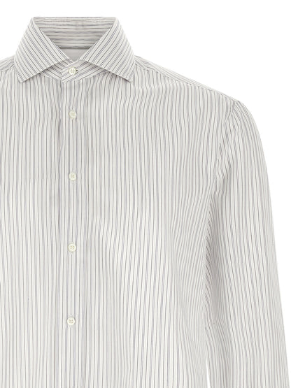Brunello Cucinelli Blue Cotton Blouse