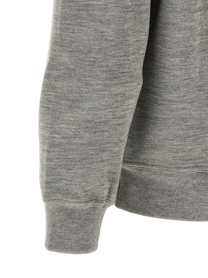 Brunello Cucinelli Gray Cashmere Sweatshirt