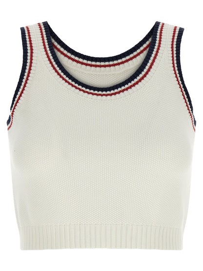 Brunello Cucinelli White Cotton Top