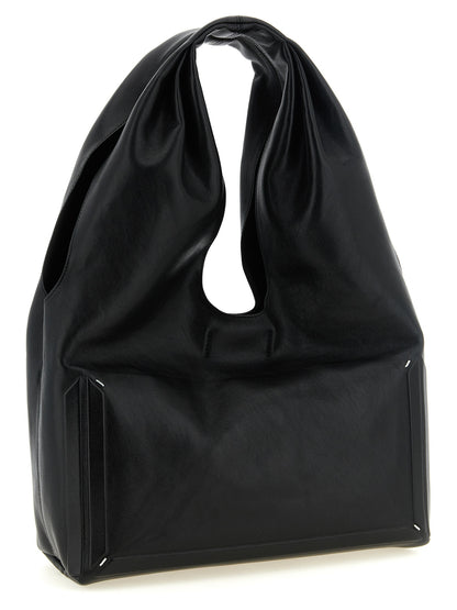 Maison Margiela Black Lamb Leather Shoulder Bag