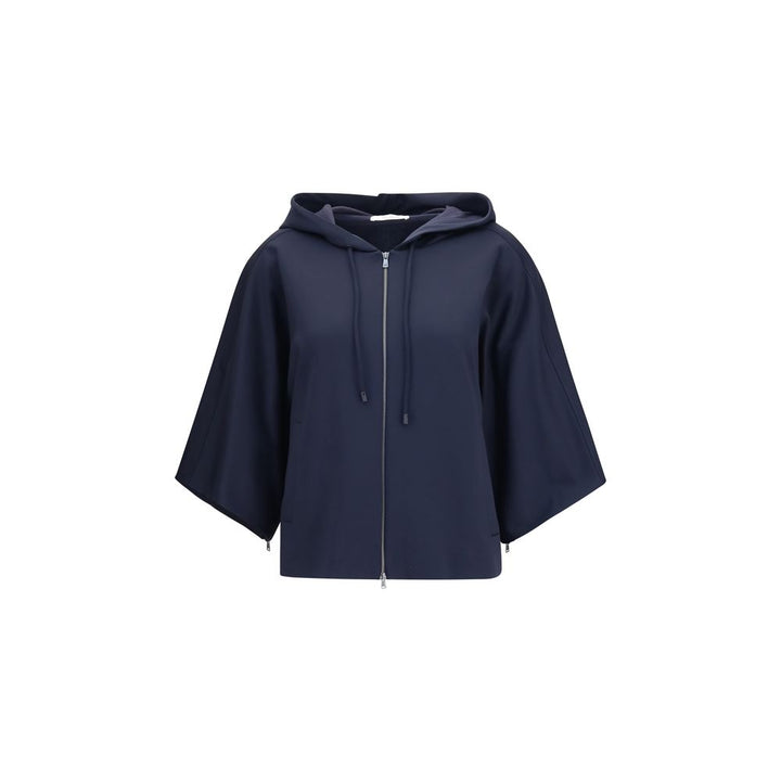 Max Mara Blue Polyamide Sweatshirt