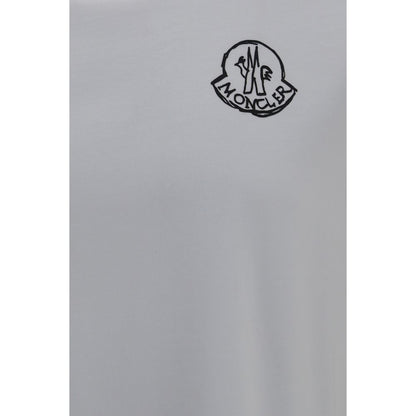 Moncler White Cotton T-Shirt