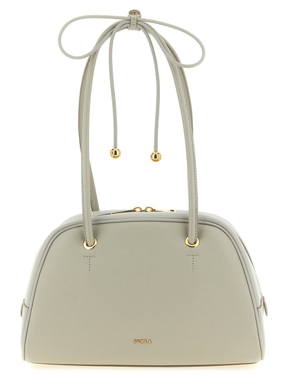 Furla Gray Calfskin Handbag