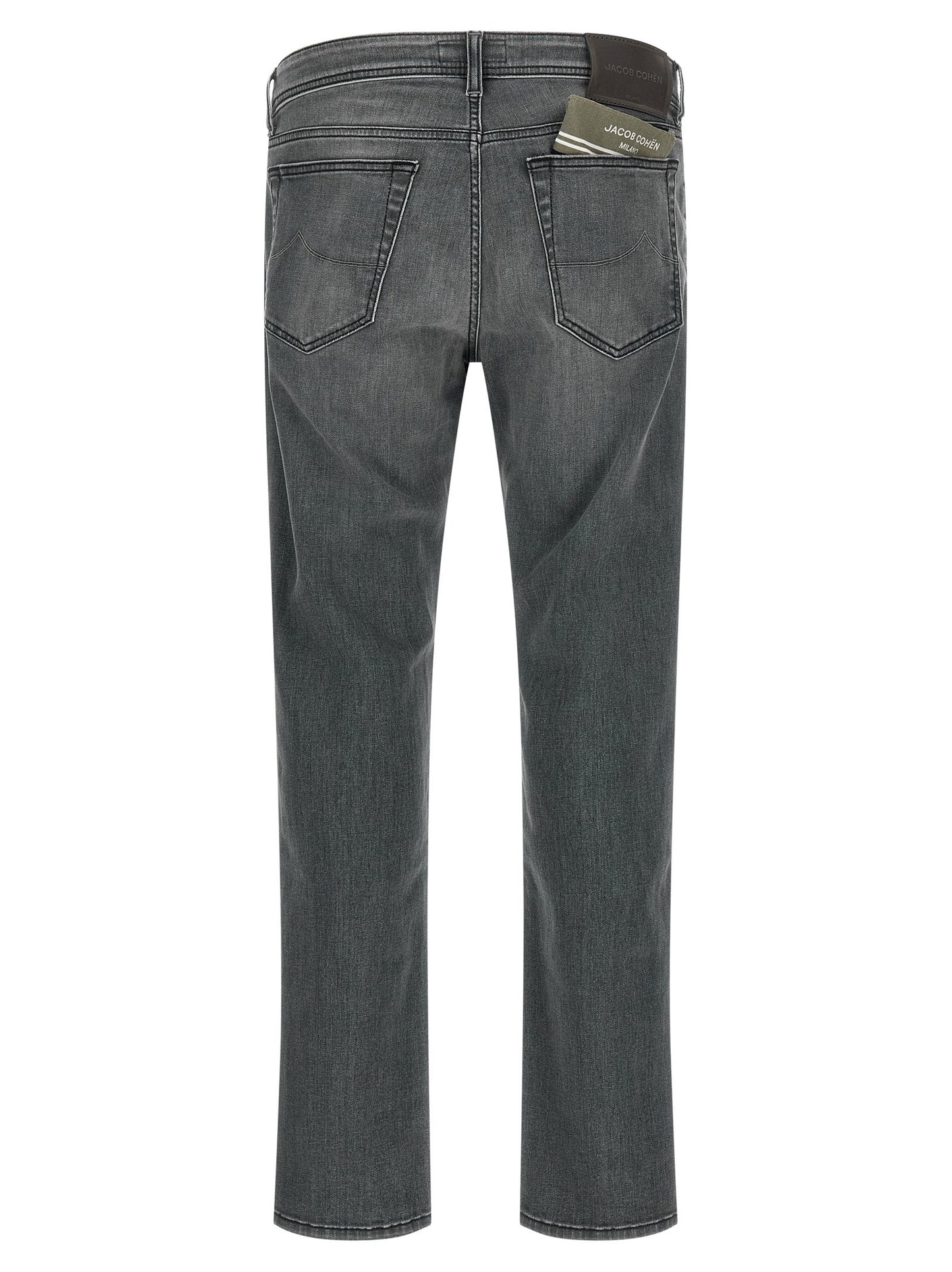 Jacob Cohen Gray Cotton Slim Fit Jeans