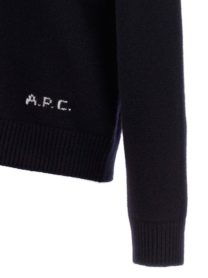 A.P.C. Blue Wool Cardigan