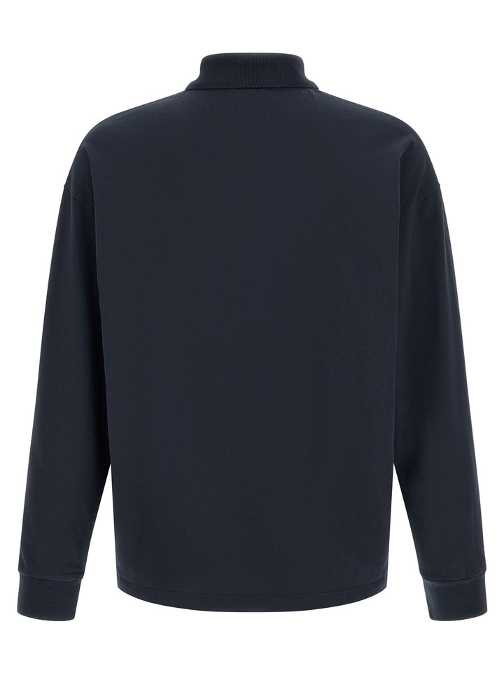 A.P.C. Blue Cotton Polo Shirt