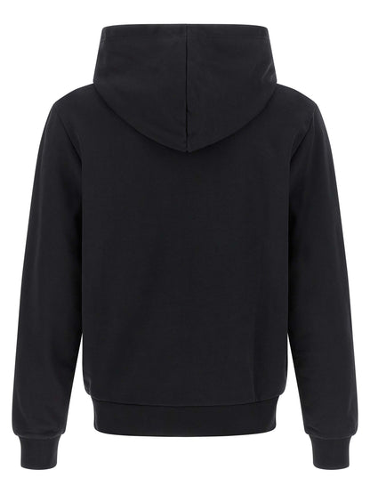 A.P.C. Black Cotton Hoodie