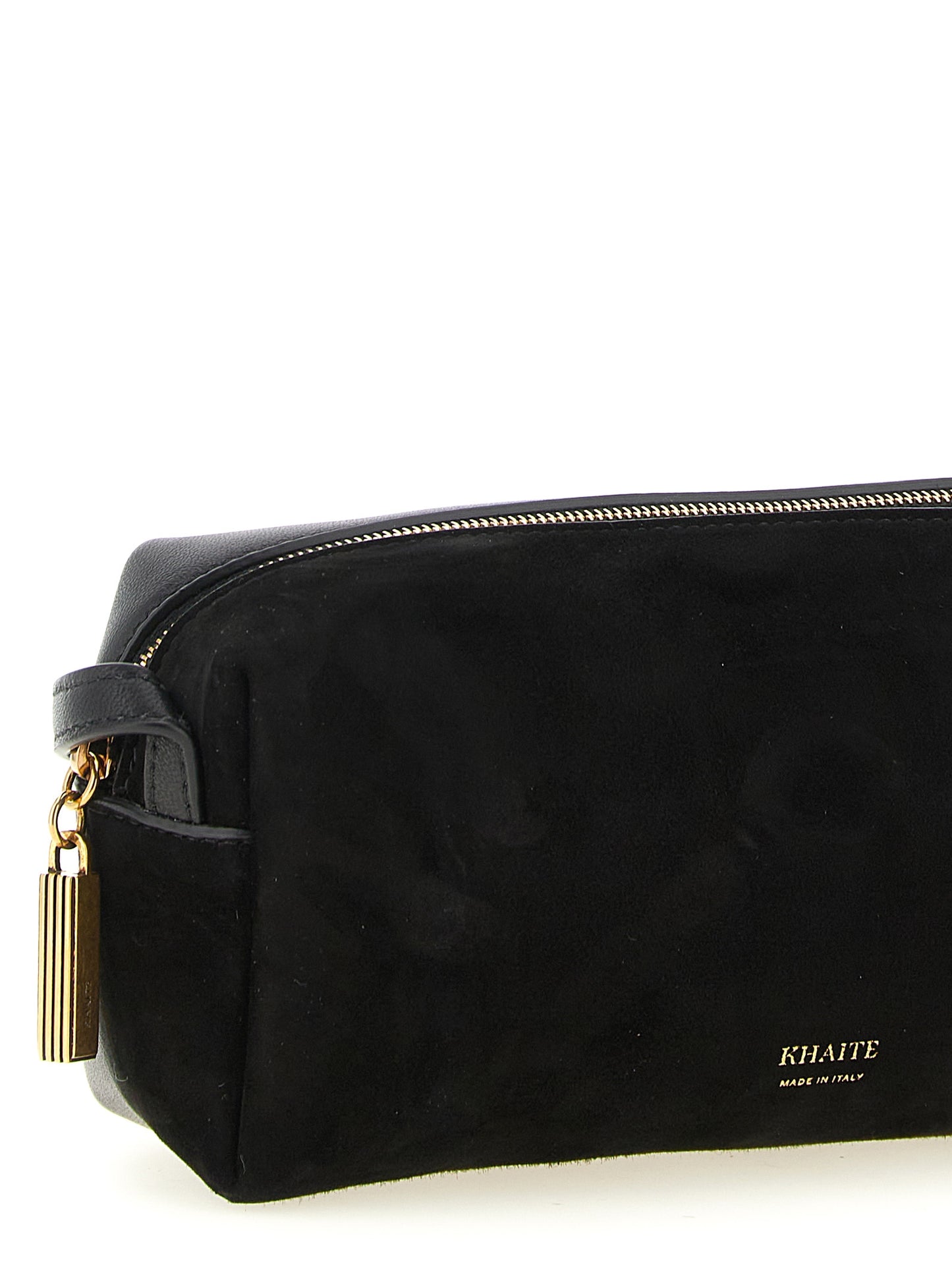 Khaite Black Calfskin Crossbody Bag