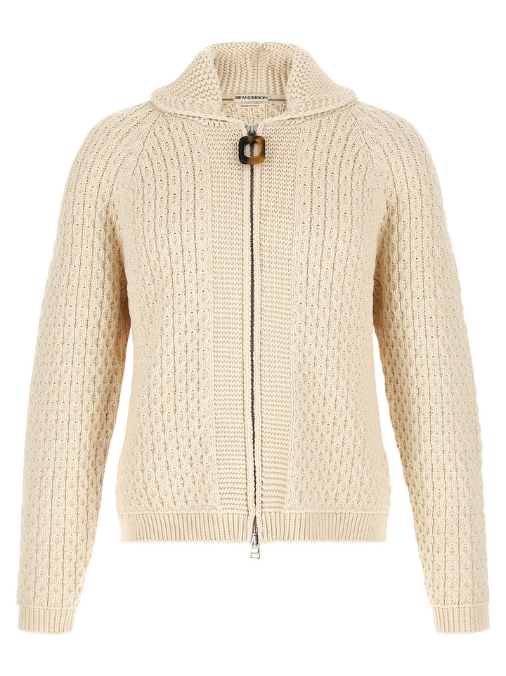 J.W.Anderson White Cotton Cardigan