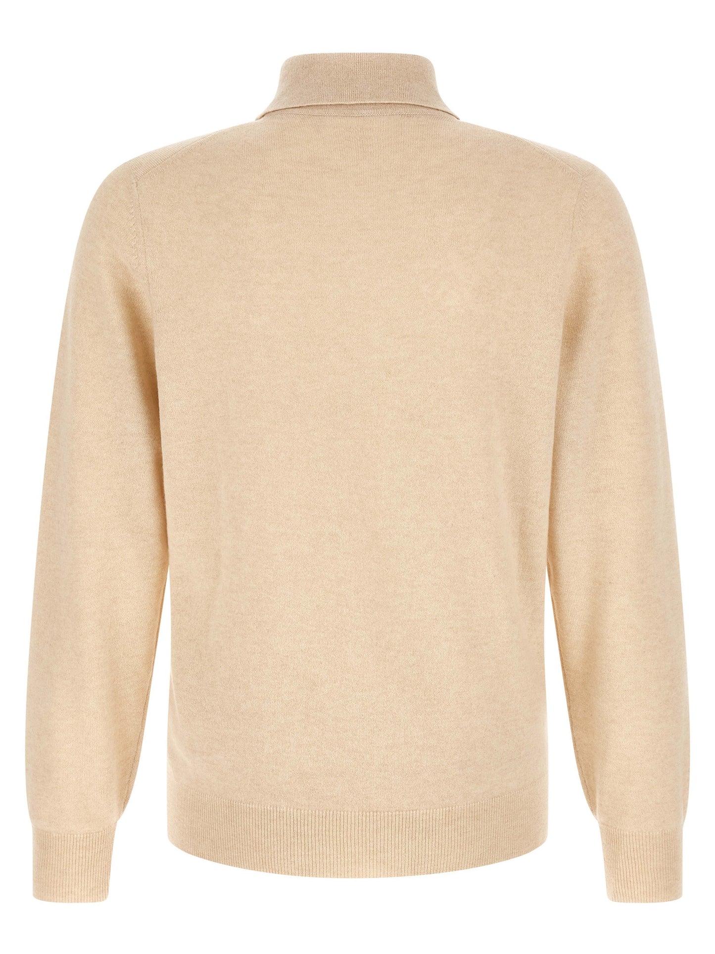 Brunello Cucinelli Beige Cashmere Polo Shirt