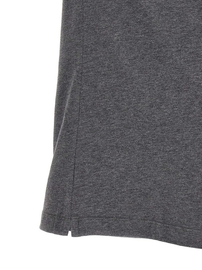 Brunello Cucinelli Gray Cotton T-Shirt