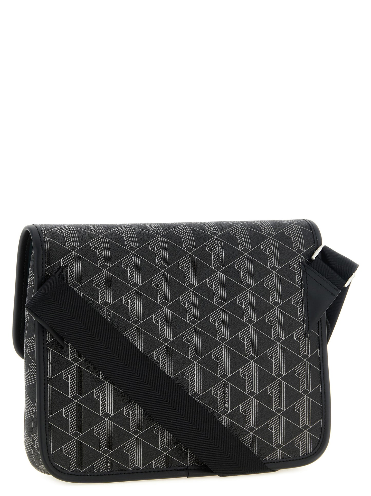 Lacoste Black Pvc Crossbody Bag