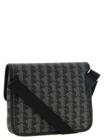Lacoste Black Pvc Crossbody Bag