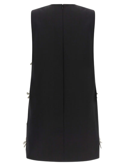 Moschino Bicolor Virgin Wool Short Dress