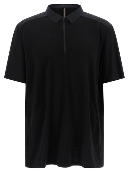 Arc'teryx Veilance Black Wool Polo Shirt