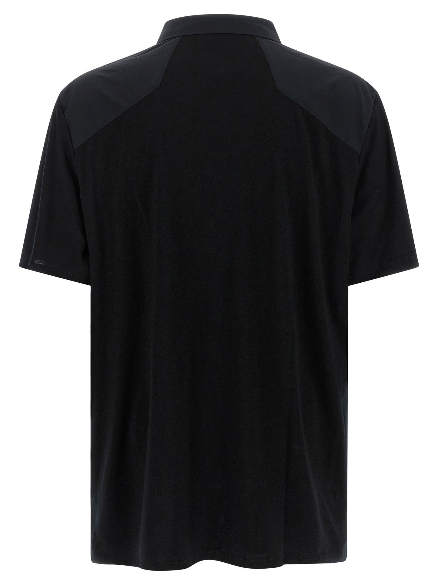 Arc'teryx Veilance Black Wool Polo Shirt