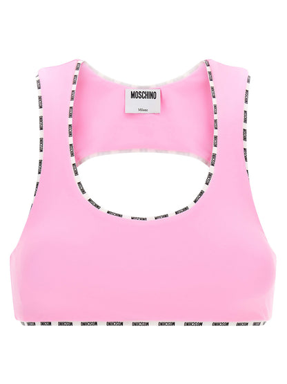 Moschino Multicolor Polyamide Sport Bra