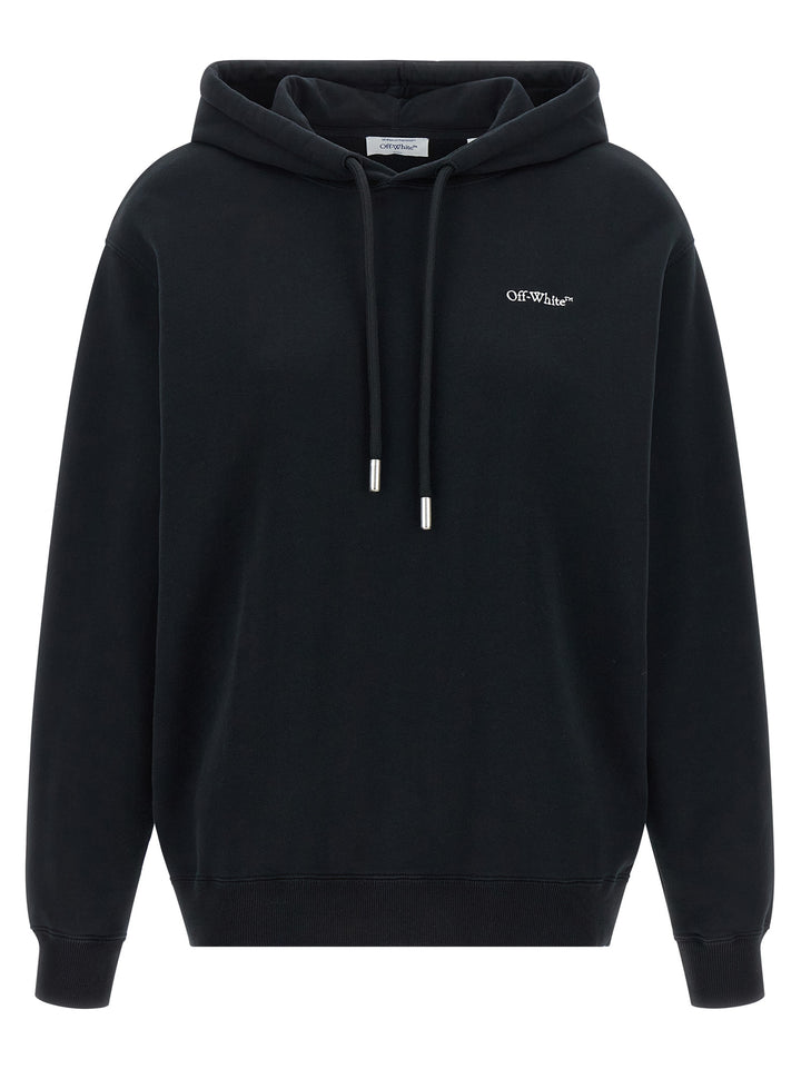 Off-White Black Cotton Sweatshirt