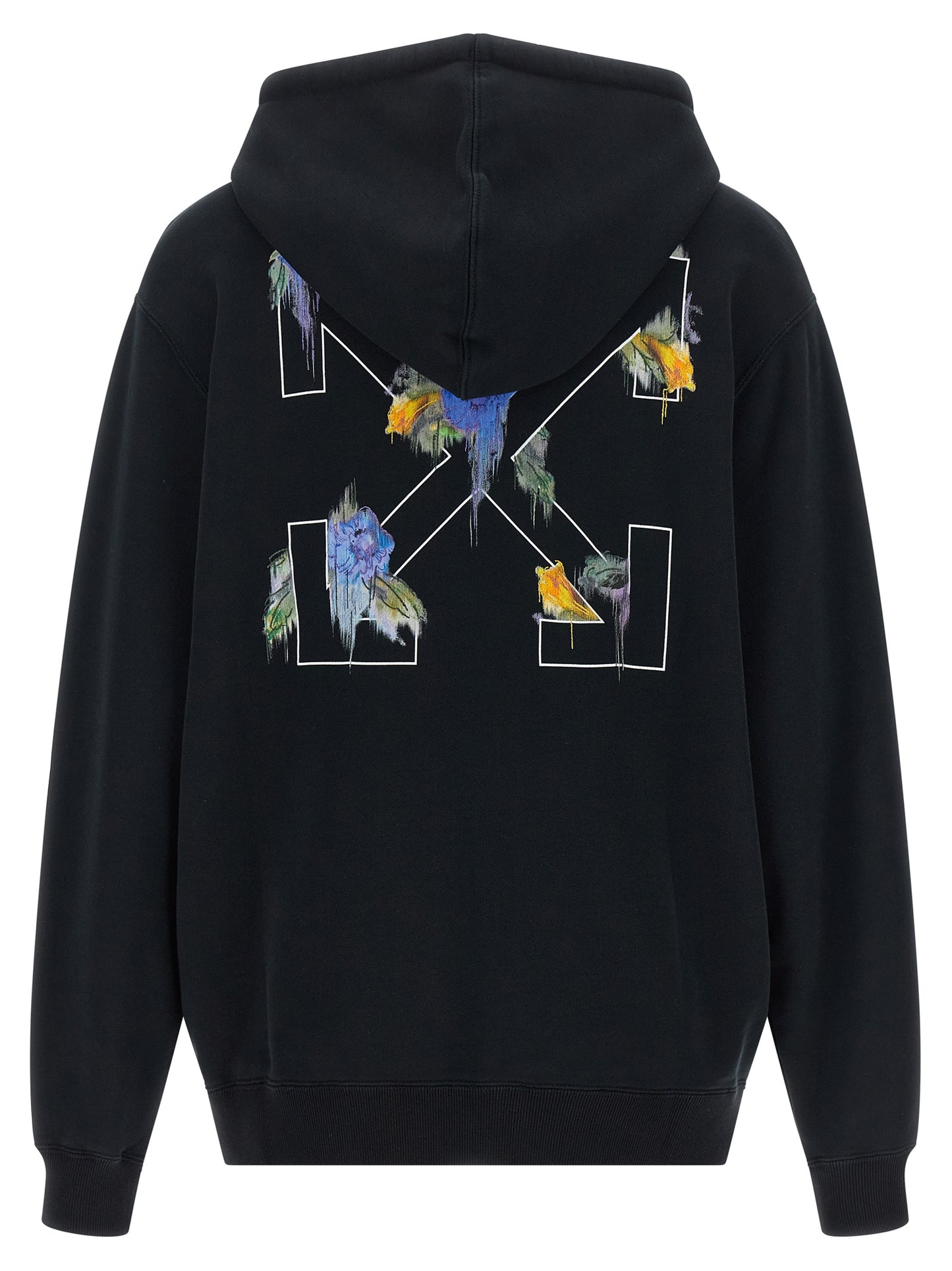 Off-White Black Cotton Sweatshirt