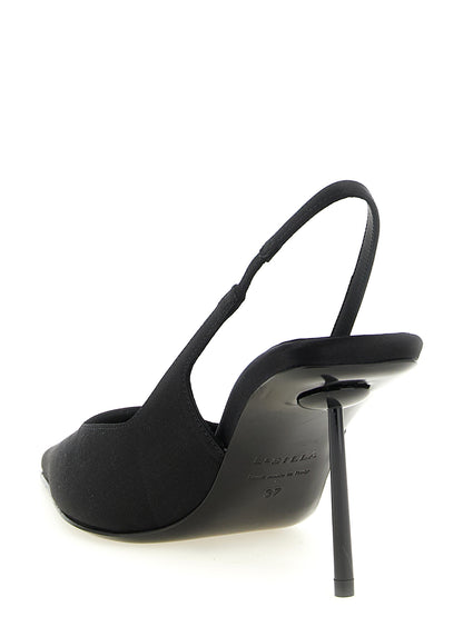 LE SILLA Black Viscose High Heel Pumps