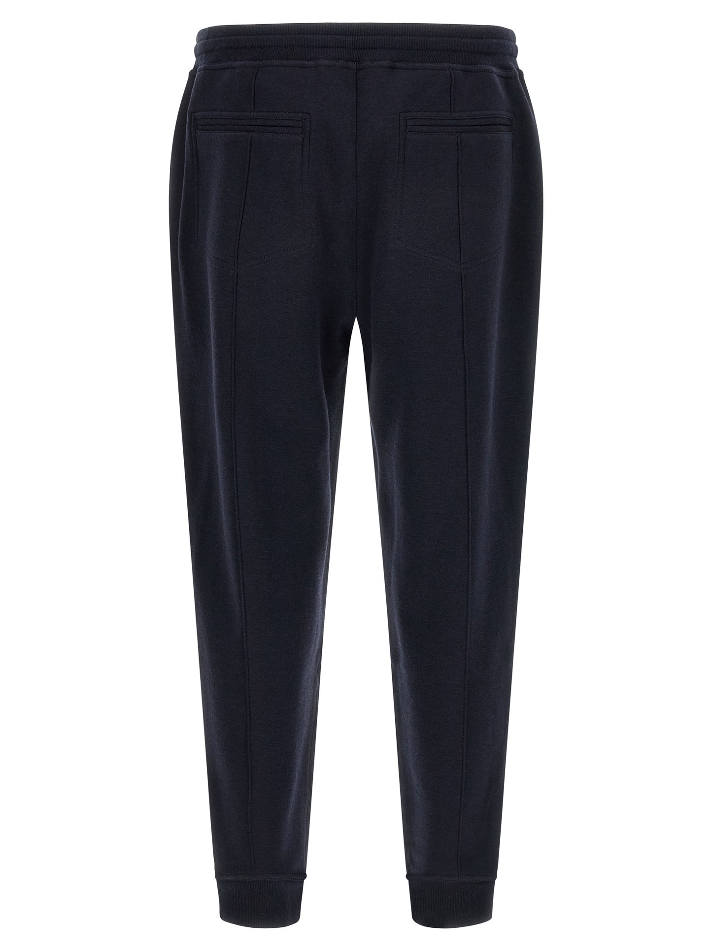 Brunello Cucinelli Blue Cotton Joggers (Workout Pants)
