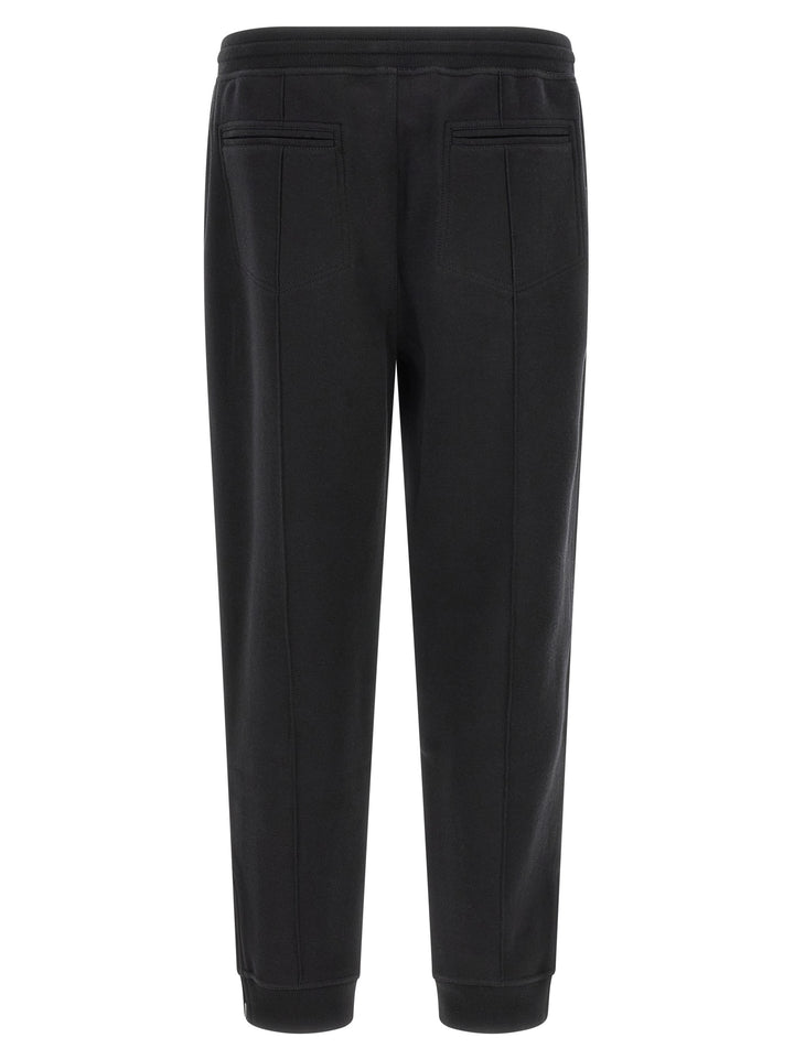 Brunello Cucinelli Black Cotton Joggers (Workout Pants)