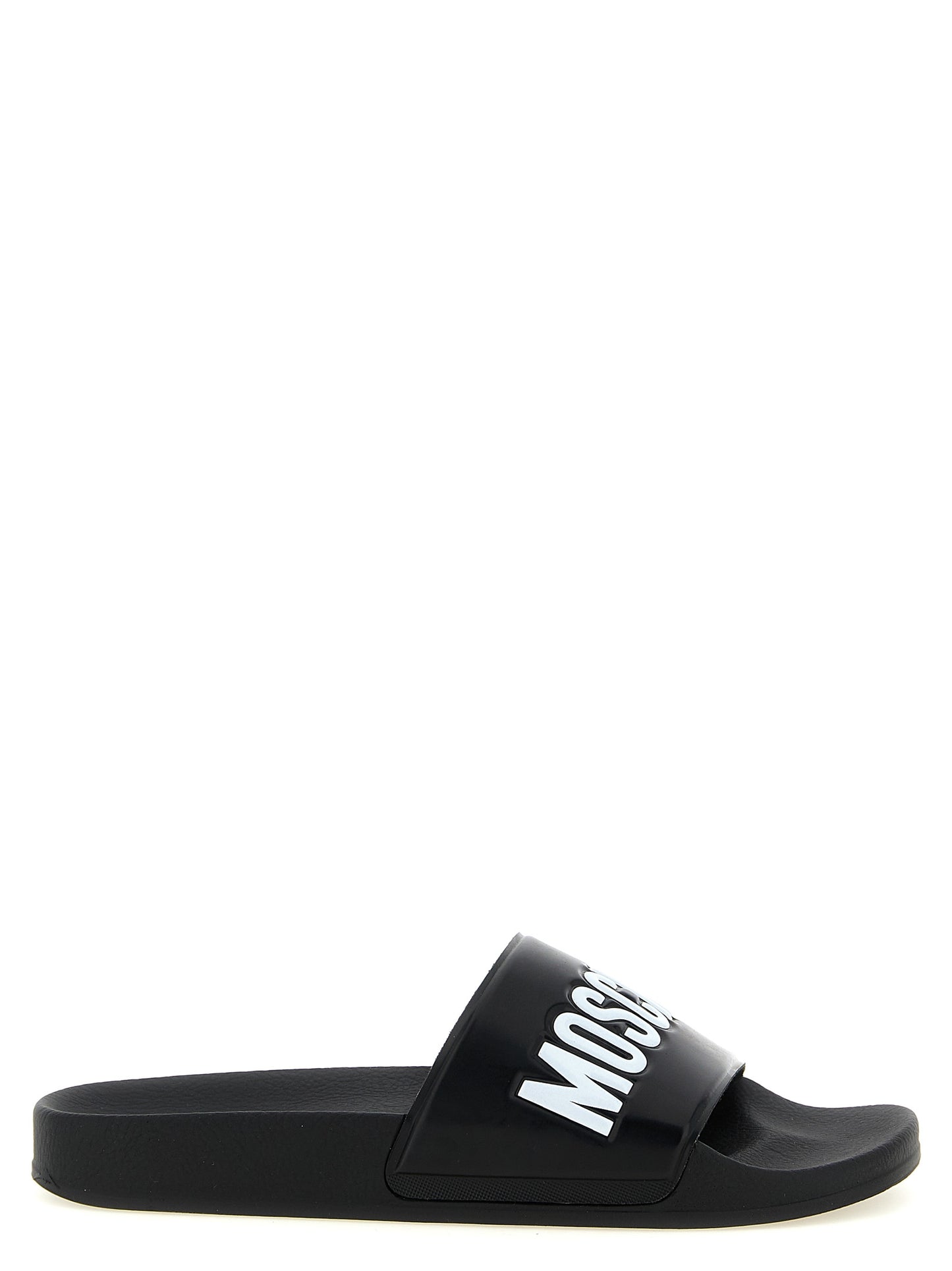 Moschino Bicolor Pvc Slides