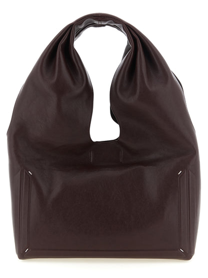 Maison Margiela Bordeaux Lamb Leather Shoulder Bag