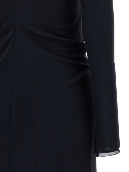 Fabiana Filippi Blue Viscose Long Dress