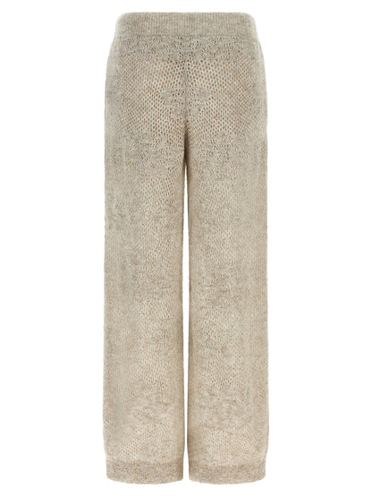 Brunello Cucinelli Beige Nylon Casual Pants