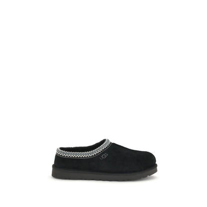 UGG Black Leather Moccassin