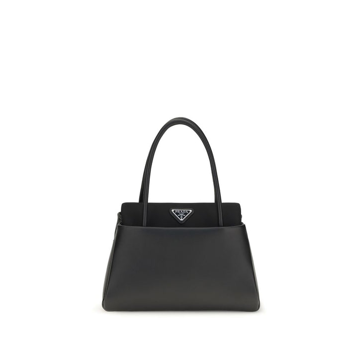 Prada Black Calf Leather Bos Taurus Handbag
