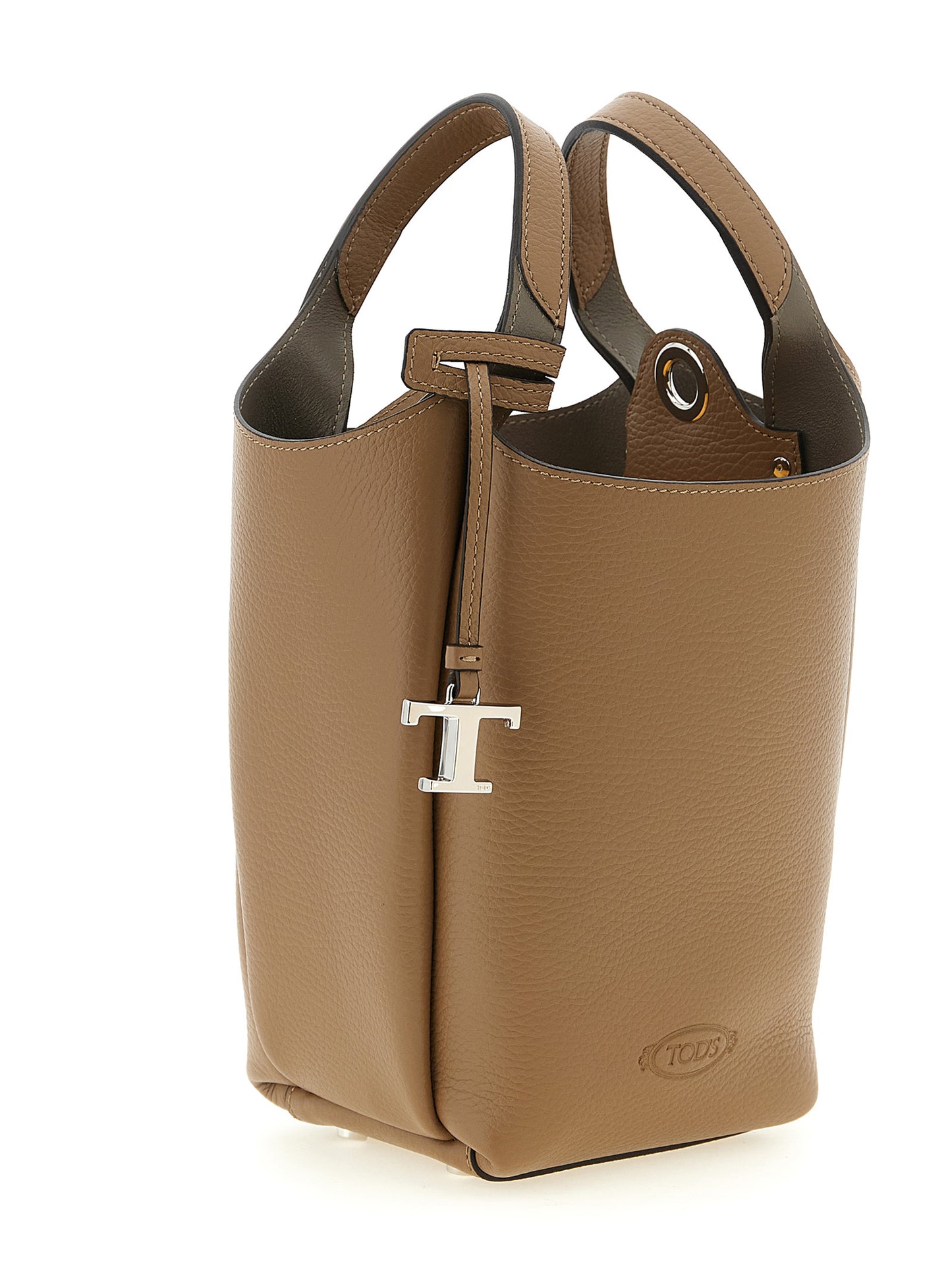 Tod's Brown Calfskin Handbag
