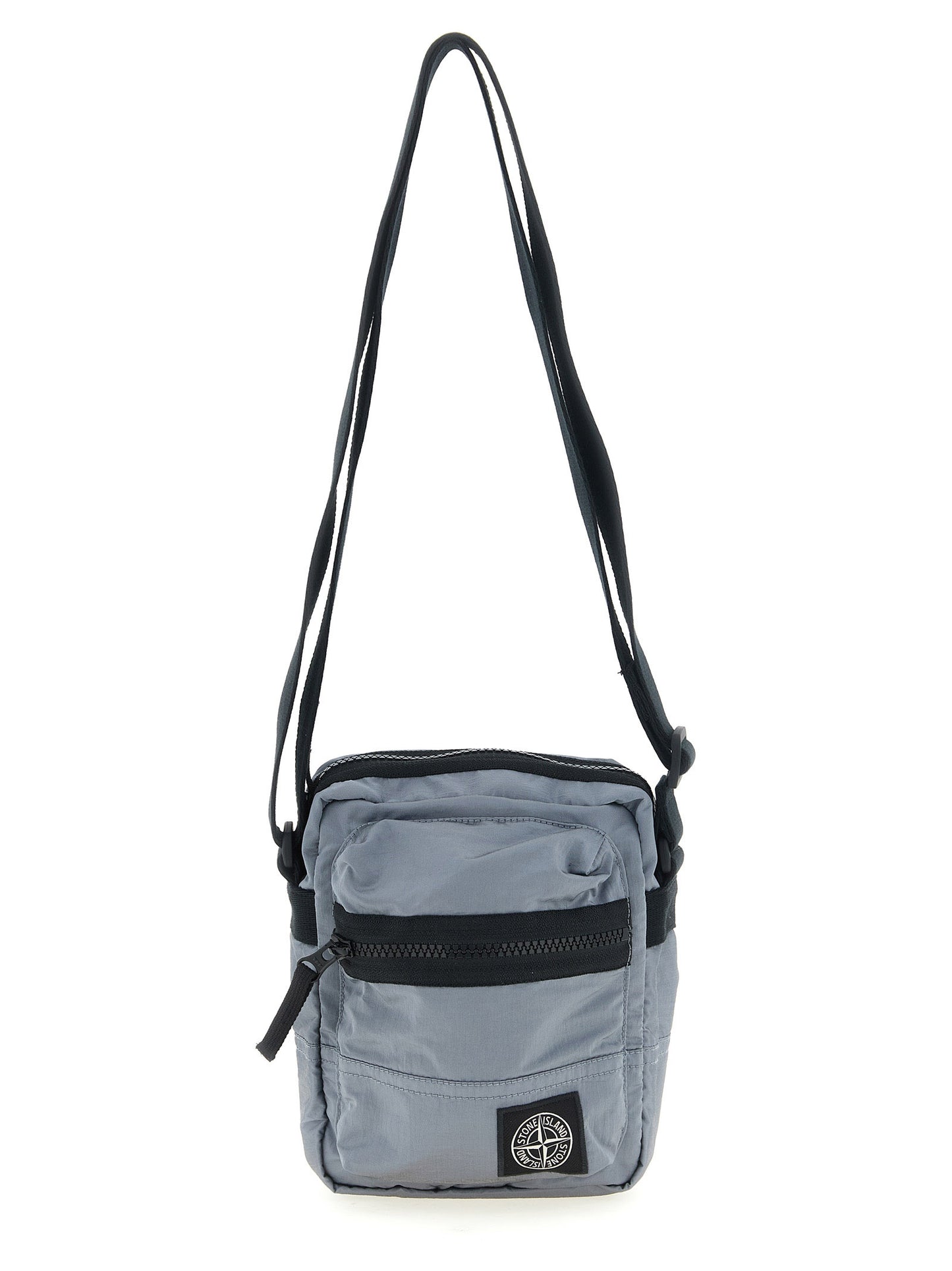 Stone Island Gray Polyamide Crossbody Bag