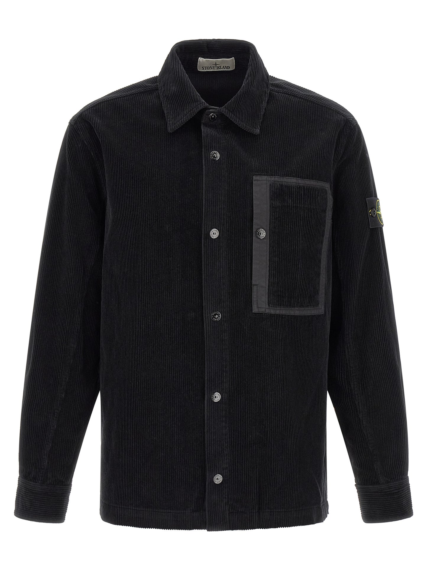 Stone Island Black Cotton Blouse