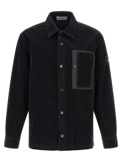 Stone Island Black Cotton Blouse