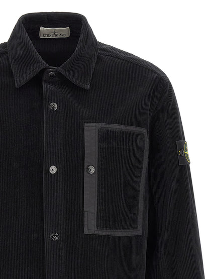 Stone Island Black Cotton Blouse
