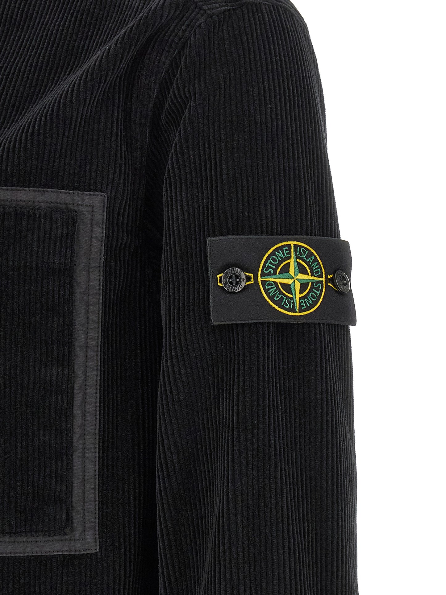 Stone Island Black Cotton Blouse
