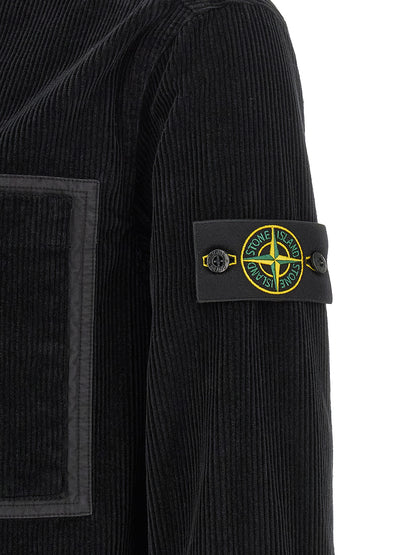 Stone Island Black Cotton Blouse