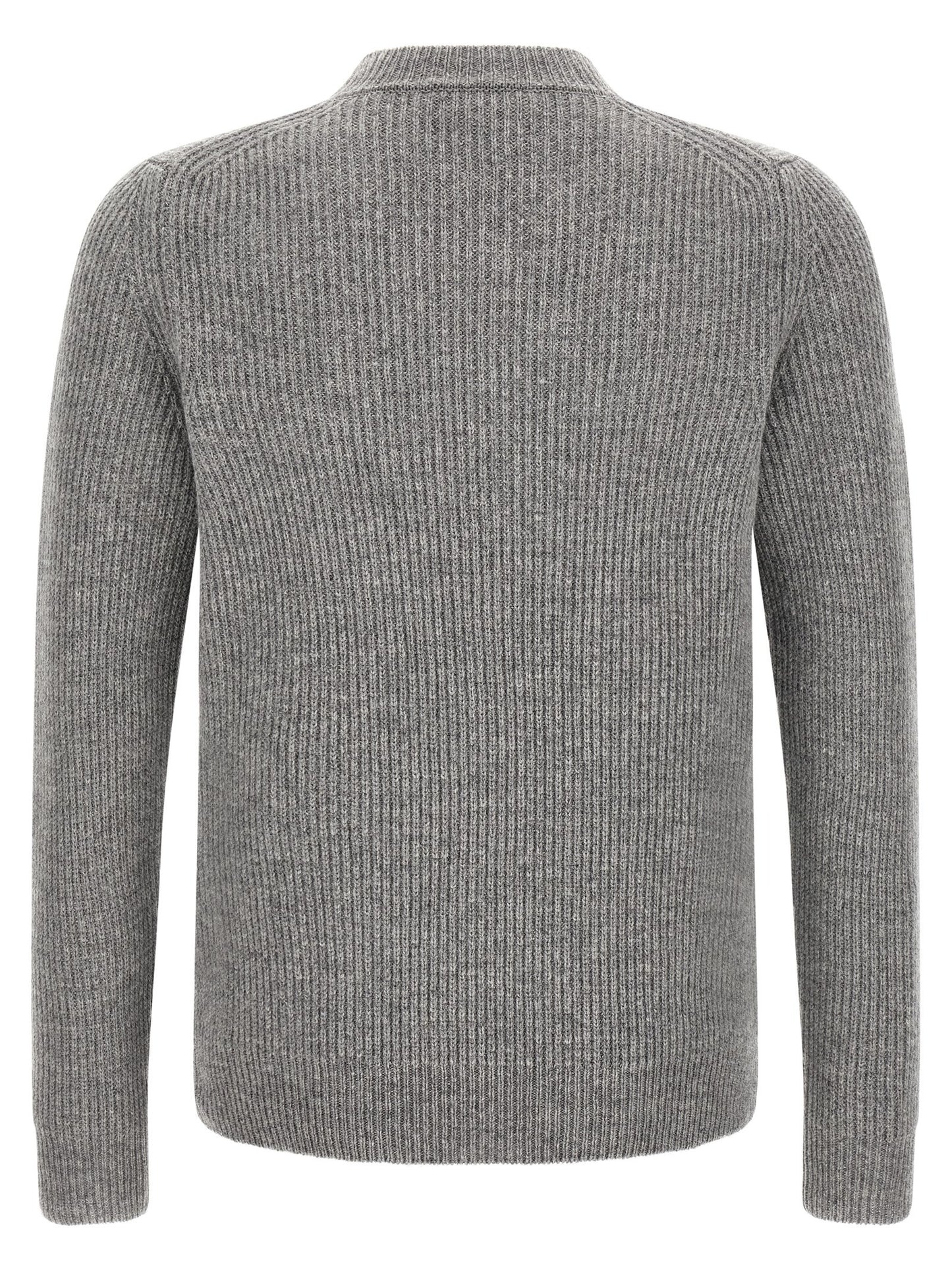 ZANONE Gray Virgin Wool Cardigan