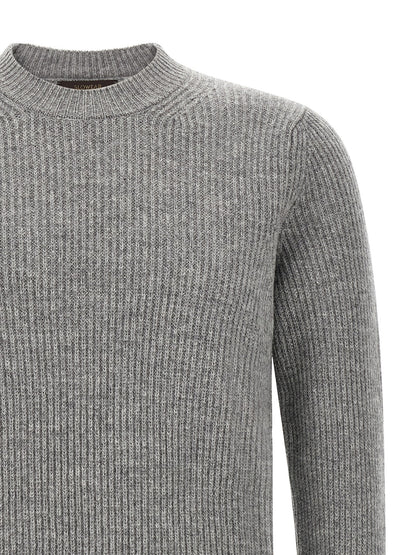 ZANONE Gray Virgin Wool Cardigan
