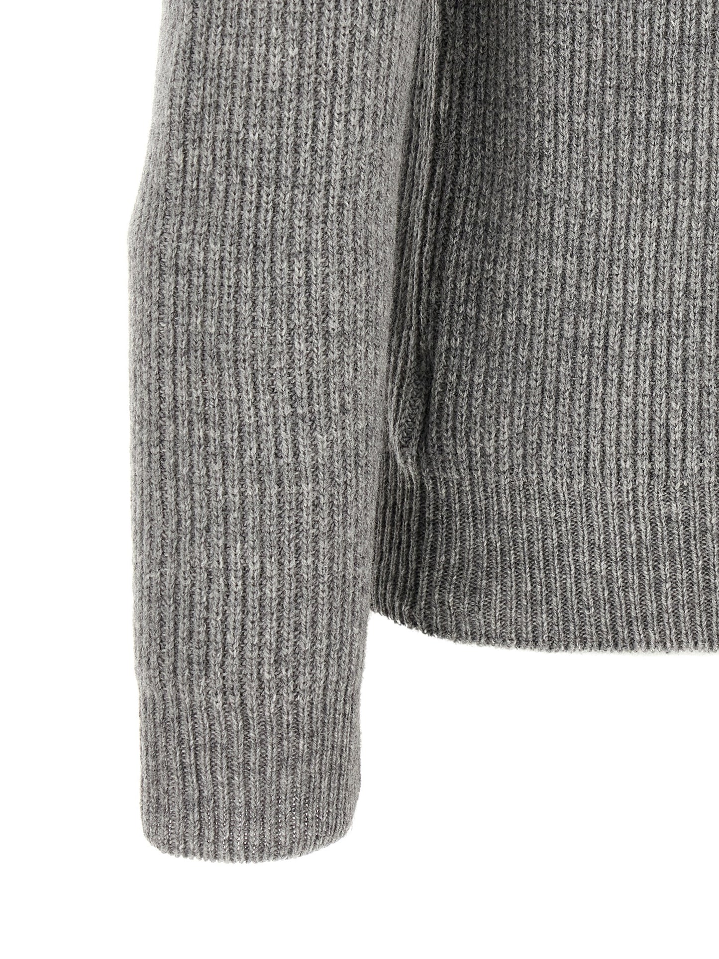 ZANONE Gray Virgin Wool Cardigan