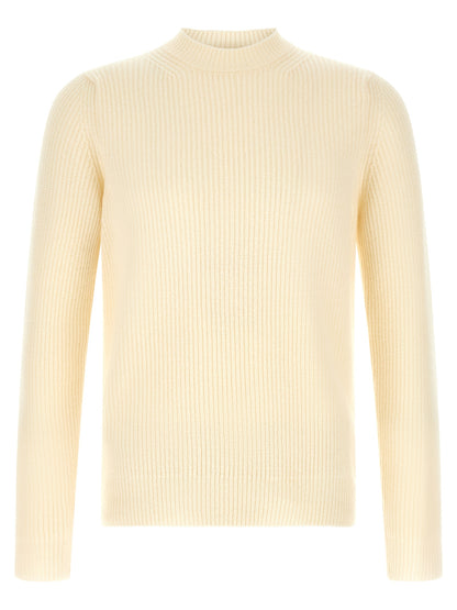 ZANONE White Virgin Wool Cardigan