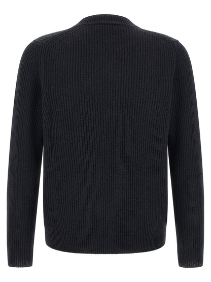 ZANONE Blue Virgin Wool Cardigan