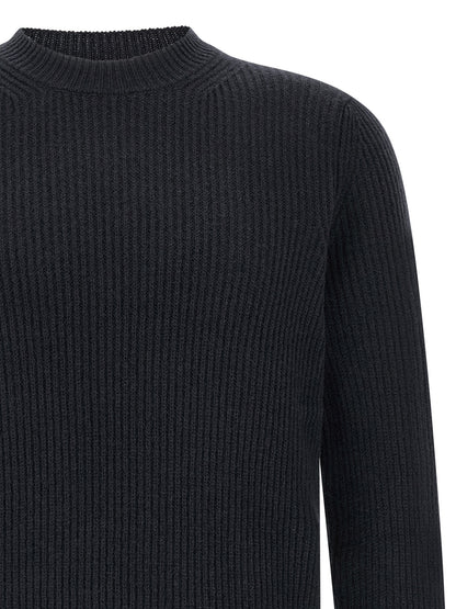 ZANONE Blue Virgin Wool Cardigan