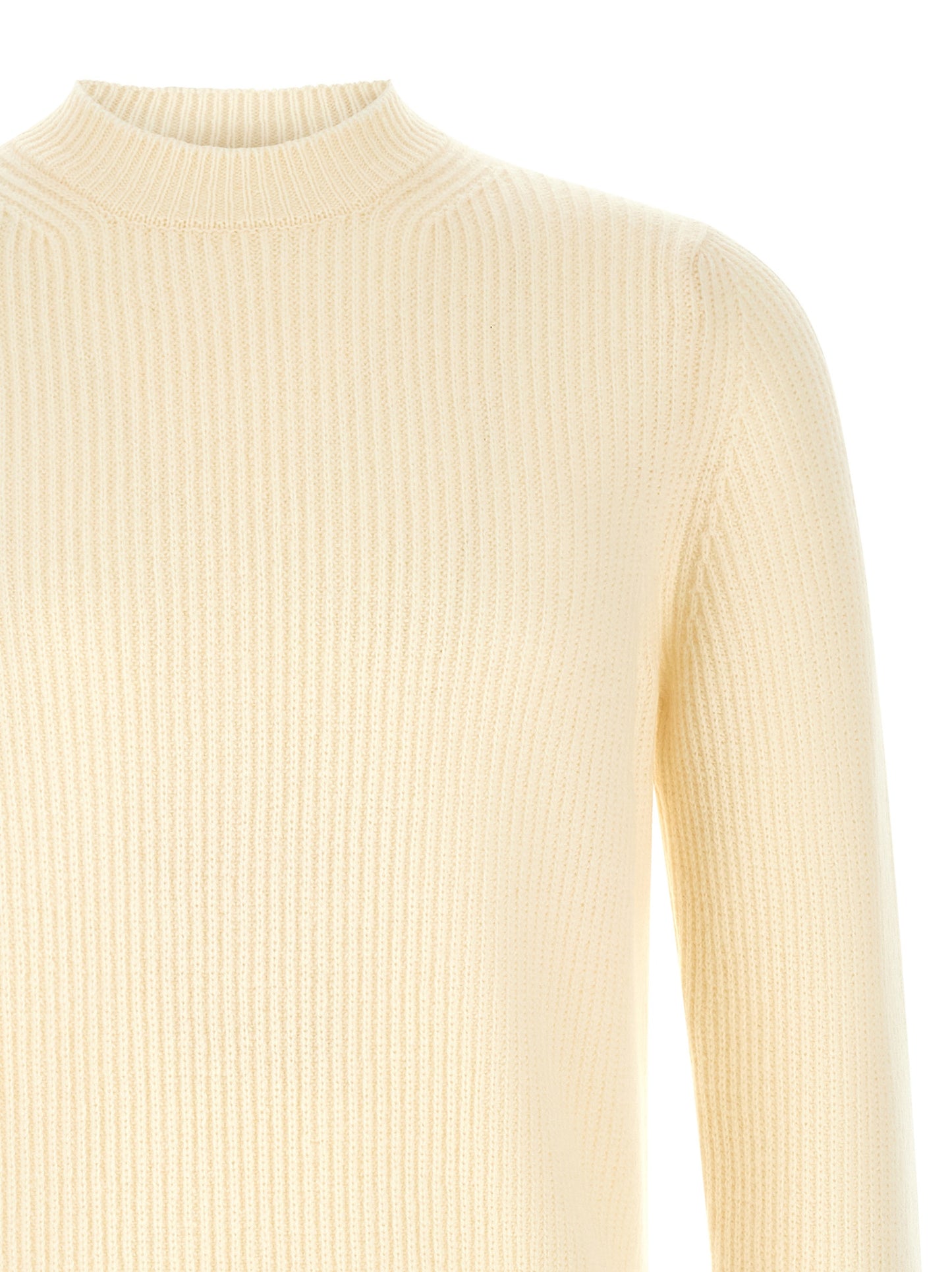 ZANONE White Virgin Wool Cardigan