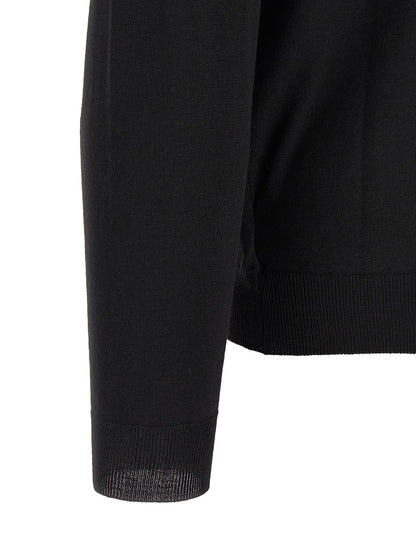 ZANONE Black Virgin Wool Polo Shirt